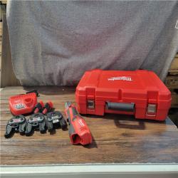 CALIFORNIA AS-IS MILWAUKEE M12 FORCE LOGIC PRESS TOOL 1/2-1 KIT (BATTERIES AND CHARGER INCLUDED)