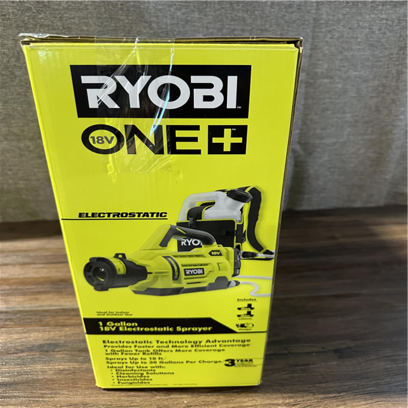 California NEW Ryobi 1 Gallon 18V Electrostatic Sprayer, Includes (2) Batteries & Charger-(2 Pieces)