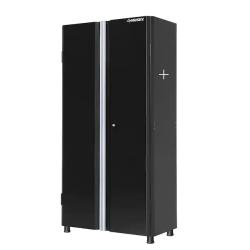 DALLAS LOCATION - NEW! - Husky Ready-to-Assemble 24-Gauge Steel Freestanding Garage Cabinet in Black (36.6 in. W x 72 in. H x 18.3 in. D)