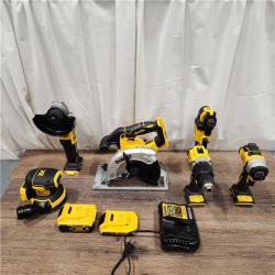 AS IS Dewalt 20-Volt MAX ToughSystem Lithium-Ion 6-Tool Cordless Combo Kit