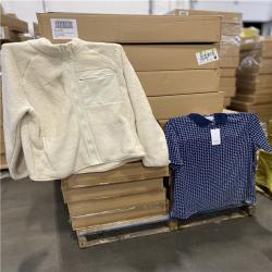 DALLAS LOCATION - NEW! MIXED CLOTHING PALLET (MSRP over $7,600)   Polo Shirt -288 UNITS Men's Zip-Up Sweatshirt - 28 UNITS