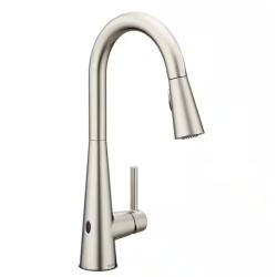 NEW! - MOEN Sleek Touchless Single-Handle Pull-Down Sprayer Kitchen Faucet with MotionSense Wave in Spot Resist Stainless - (3 UNITS)