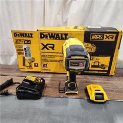 AS IS in Box DEWALT DCN681D1 20V 18Ga Stapler Kit