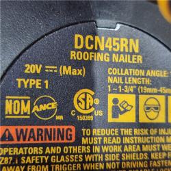 AS-IS DEWALT 2007898 Roofing Nailer Cordless