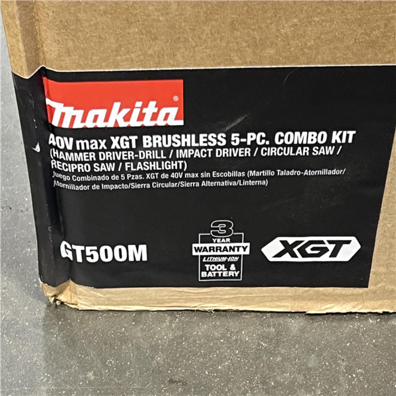 NEW Makita 40V max XGT Brushless Cordless 5-Piece Combo Kit (4.0Ah)