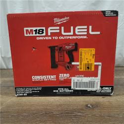 AS-IS M18 FUEL 18-Volt Lithium-Ion Brushless Cordless 18-Gauge 1/4 in. Narrow Crown Stapler (Tool-Only)