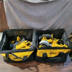 CALIFORNIA AS-IS DEWALT TOOL COMPACT KIT (MISSING BATTERIES AND 3 TOOL) (BAGS INCLUDED(