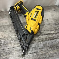 AS-IS DEWALT 20V MAX XR 15 Ga. Cordless 34 Deg Nailer 20 V