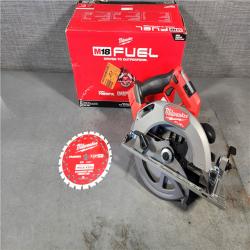 HOUSTON LOCATION - AS-IS Milwaukee M18 FUEL 18V Lithium-Ion Brushless Cordless 7-1/4 in. Circular Saw (Tool-Only)