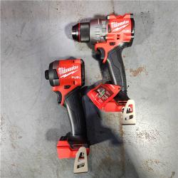 HOUSTON LOCATION - AS-IS (APPEARS LIKE NEW) M18 FUEL 18V Lithium-Ion Brushless Cordless Hammer Drill and Impact Driver Combo Kit (2-Tool) with 2 Batteries