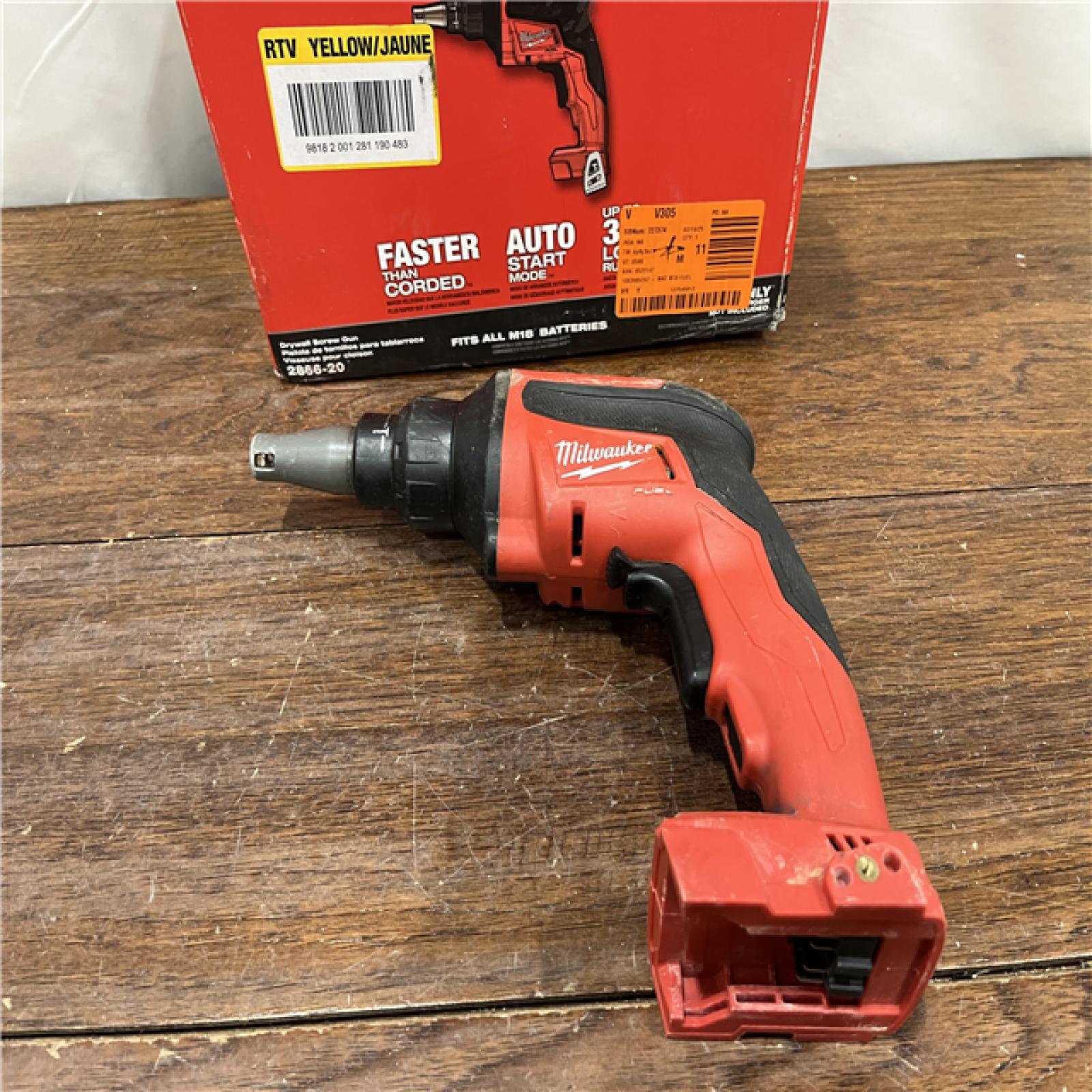 AS-ISMilwaukee M18 FUEL Drywall Screw Gun