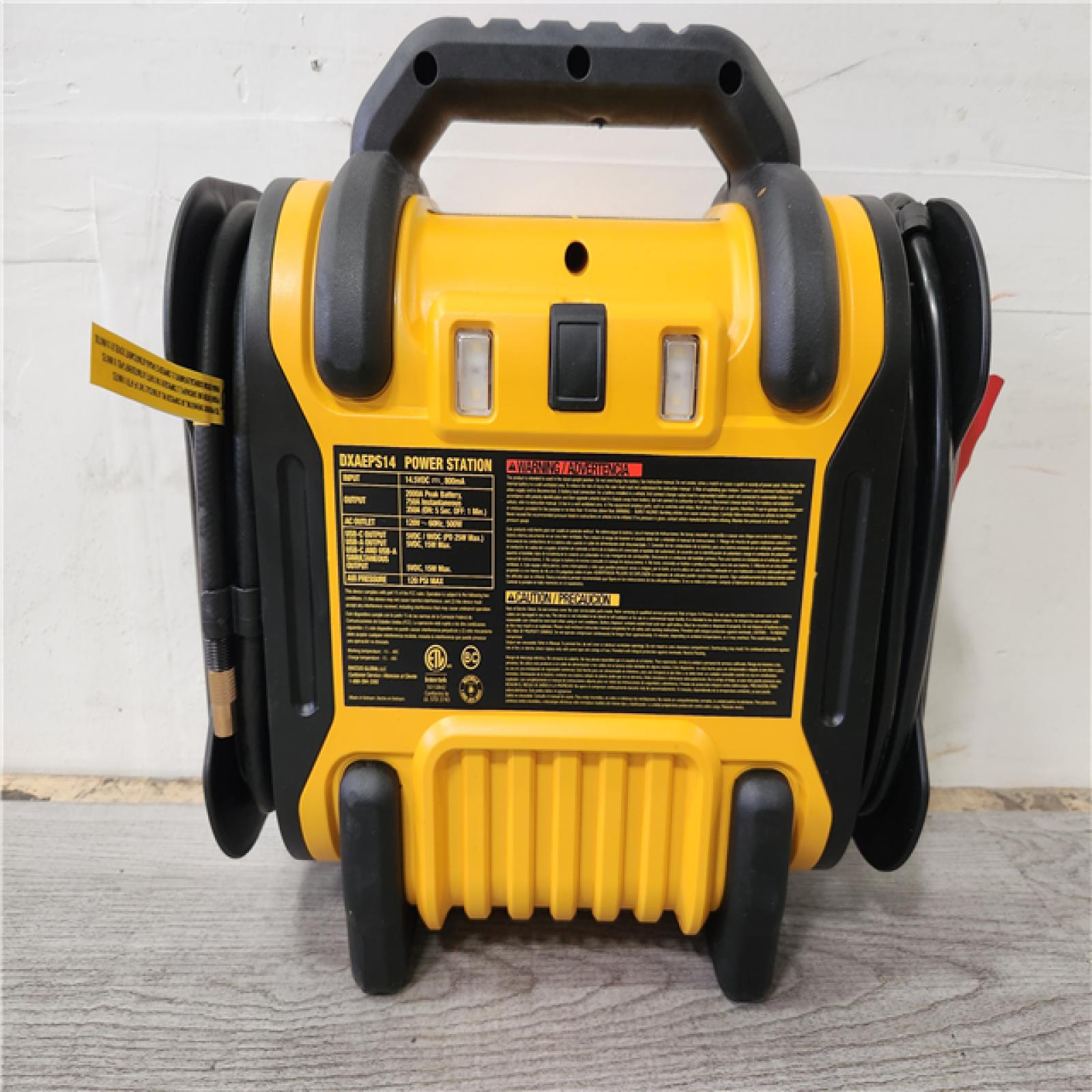 Phoenix Location DEWALT Portable Power 2000 Peak Amp Jump Starter w/Digital Compressor