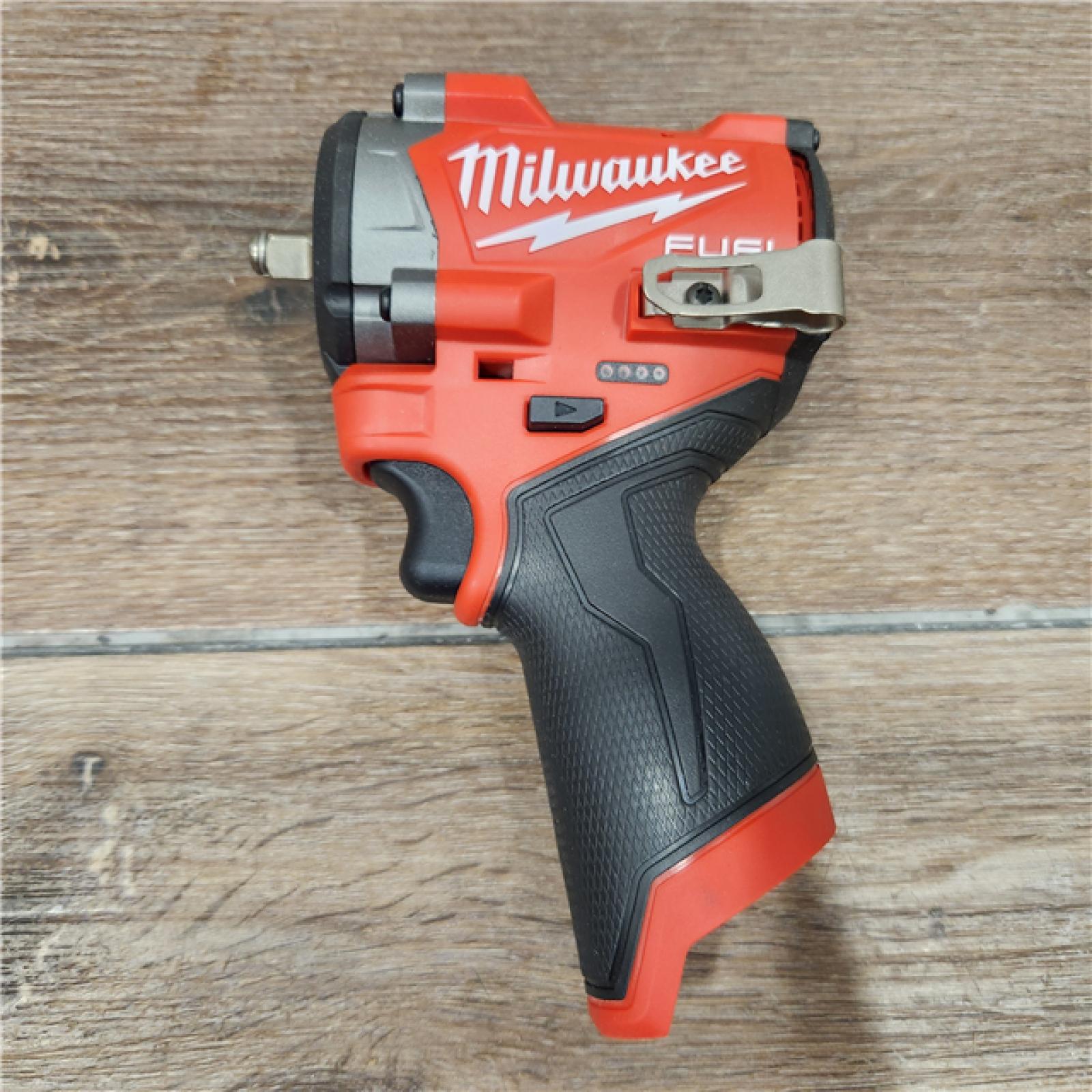 AS-IS Milwaukee M12 FUEL M12 3/8 in. Cordless Brushless High Torque Impact Wrench Tool Only