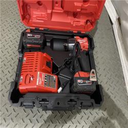 Houston location AS-IS Milwaukee 2962-22R M18 Fuel 18 V 5 Amps 1/2 in. Cordless Brushless Mid-Torque Impact Wrench Kit