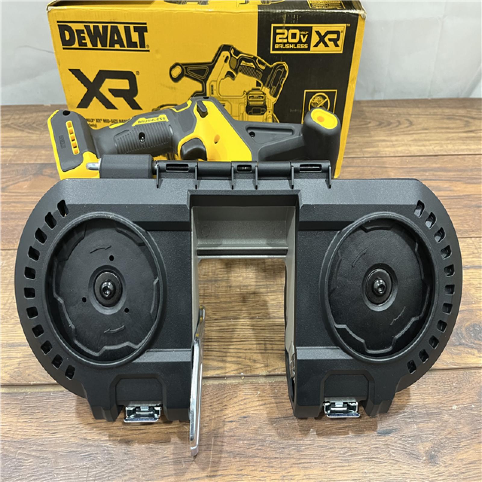 AS IS DEWALT 20-Volt MAX 3-3/8 in. Cordless Brushless Bandsaw (Tool-Only)