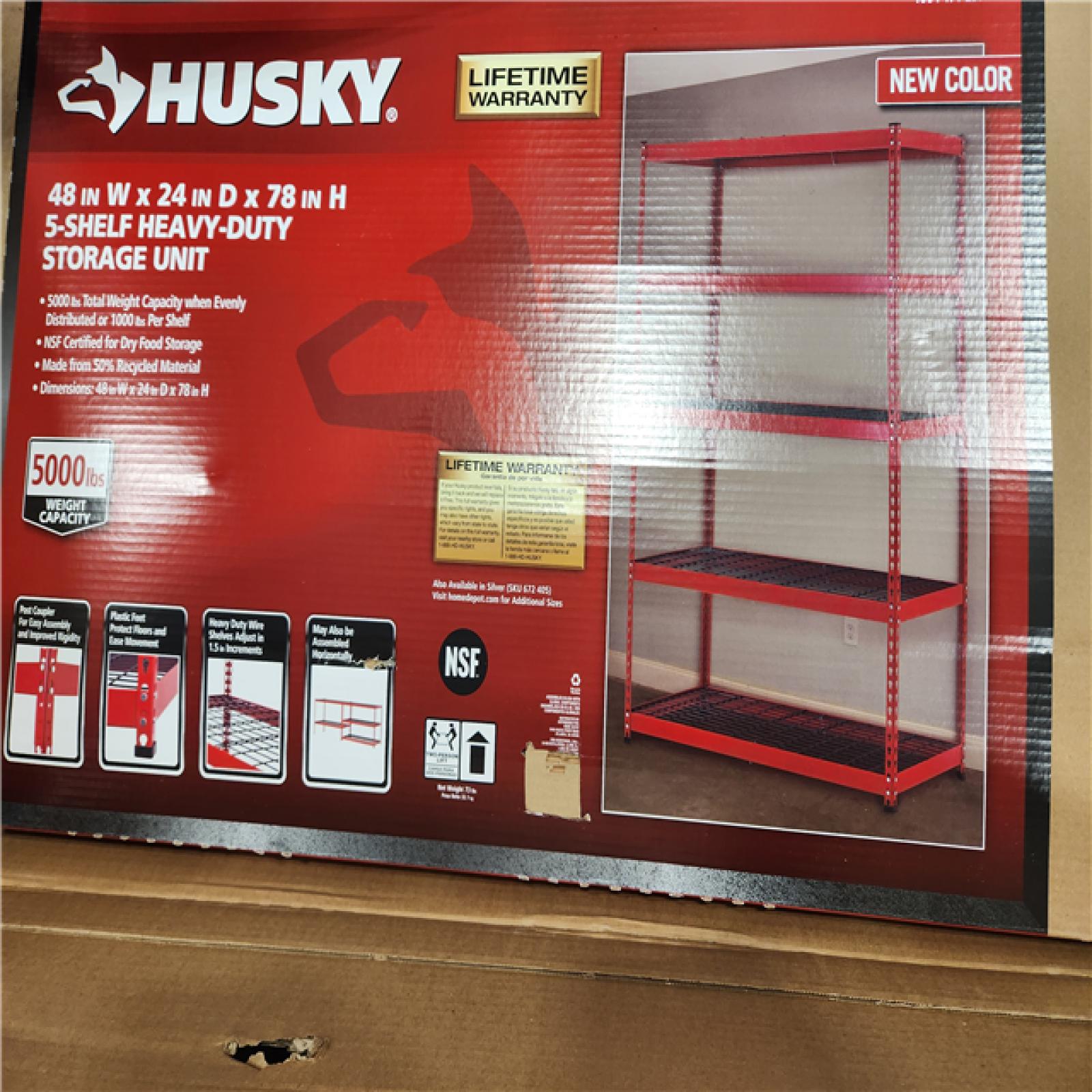 Husky 5 shelf heavy deals duty storage unit