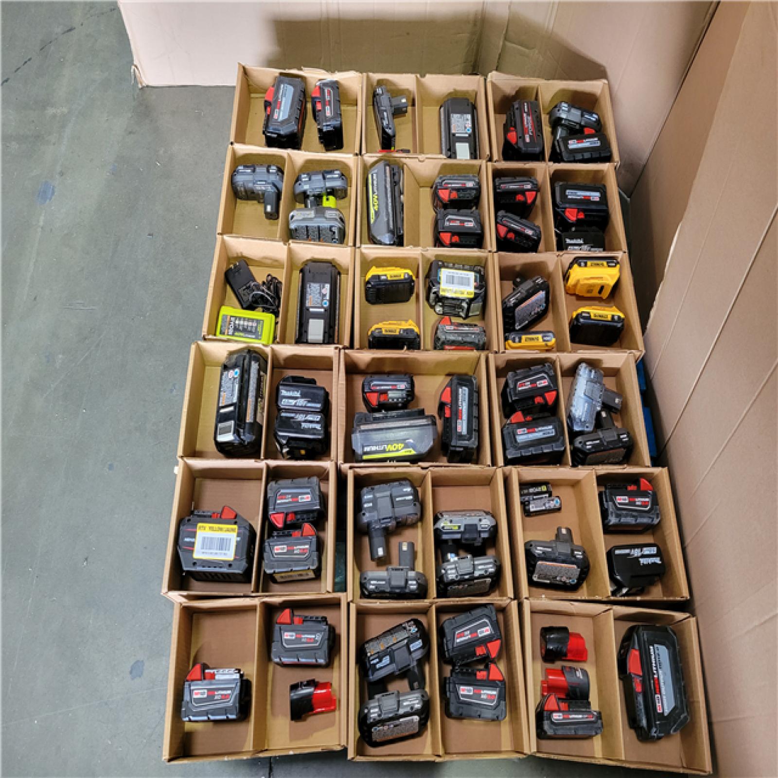 CALIFORNIA AS-IS BATTERY PALLET