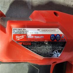 HOUSTON LOCATION - AS-IS Milwaukee M18 Fuel 18V Brushless 18-Gauge Brad Nailer 2746-20 (Bare Tool)