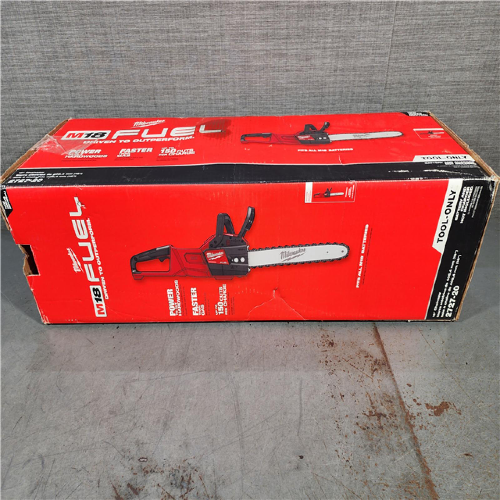 HOUSTON LOCATION - AS-IS Milwaukee M18 FUEL 16  18V Li-Ion Brushless Cordless Chainsaw Tool-Only 2727-20