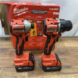 AS IS Milwaukee M18 Compact Brushless 2-Tool Combo Kit