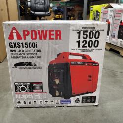 AS-IS 1500-Watt Recoil Start Gasoline Powered Ultra-Light Inverter Generator with 60cc OHV Engine and CO Sensor Shutdown