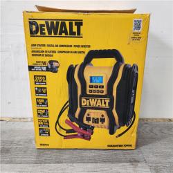 Phoenix Location DEWALT Portable Power 2000 Peak Amp Jump Starter w/Digital Compressor