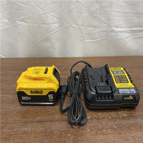 AS-ISDEWALT 20-Volt Maximum XR 5.0 Ah Battery Pack and Charger