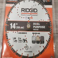 Phoenix Location RIDGID 14 in. Dual Purpose XTR Diamond Blade (2 Count)