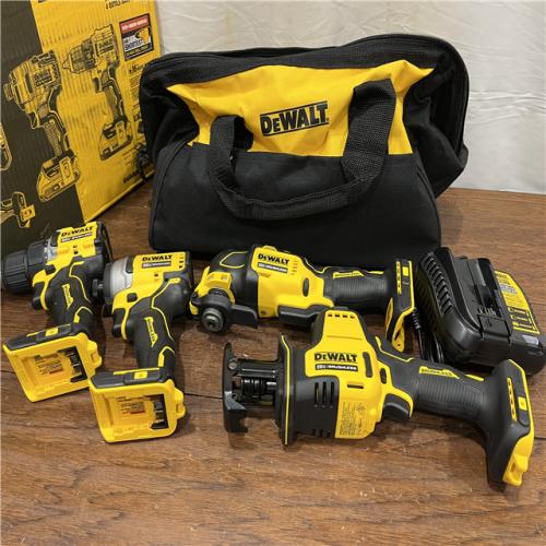 AS-ISDeWalt 20V MAX ATOMIC Cordless Brushless 4 Tool Combo Kit