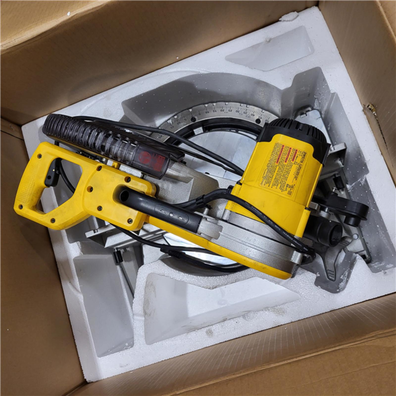 AS-IS DeWalt 15 Amp Corded 12 in. Compound Double Bevel Miter Saw