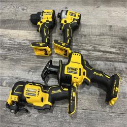 AS-IS DEWALT 20V MAX* XR 4-Tool Combo Kit