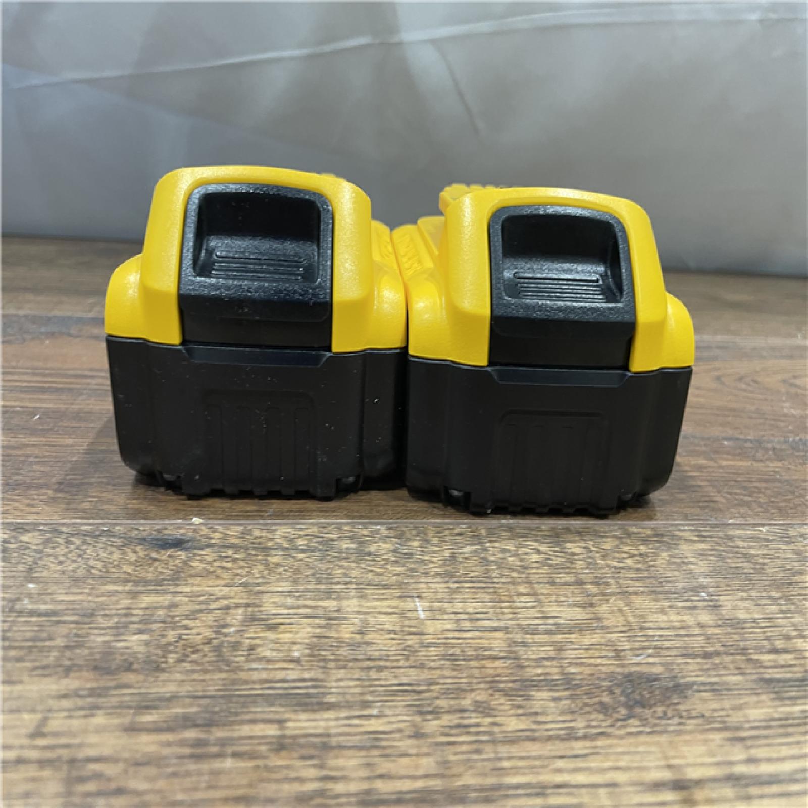 AS-IS DEWALT 20V MAX XR Premium Lithium-Ion 5.0Ah Battery Pack (2 Pack)