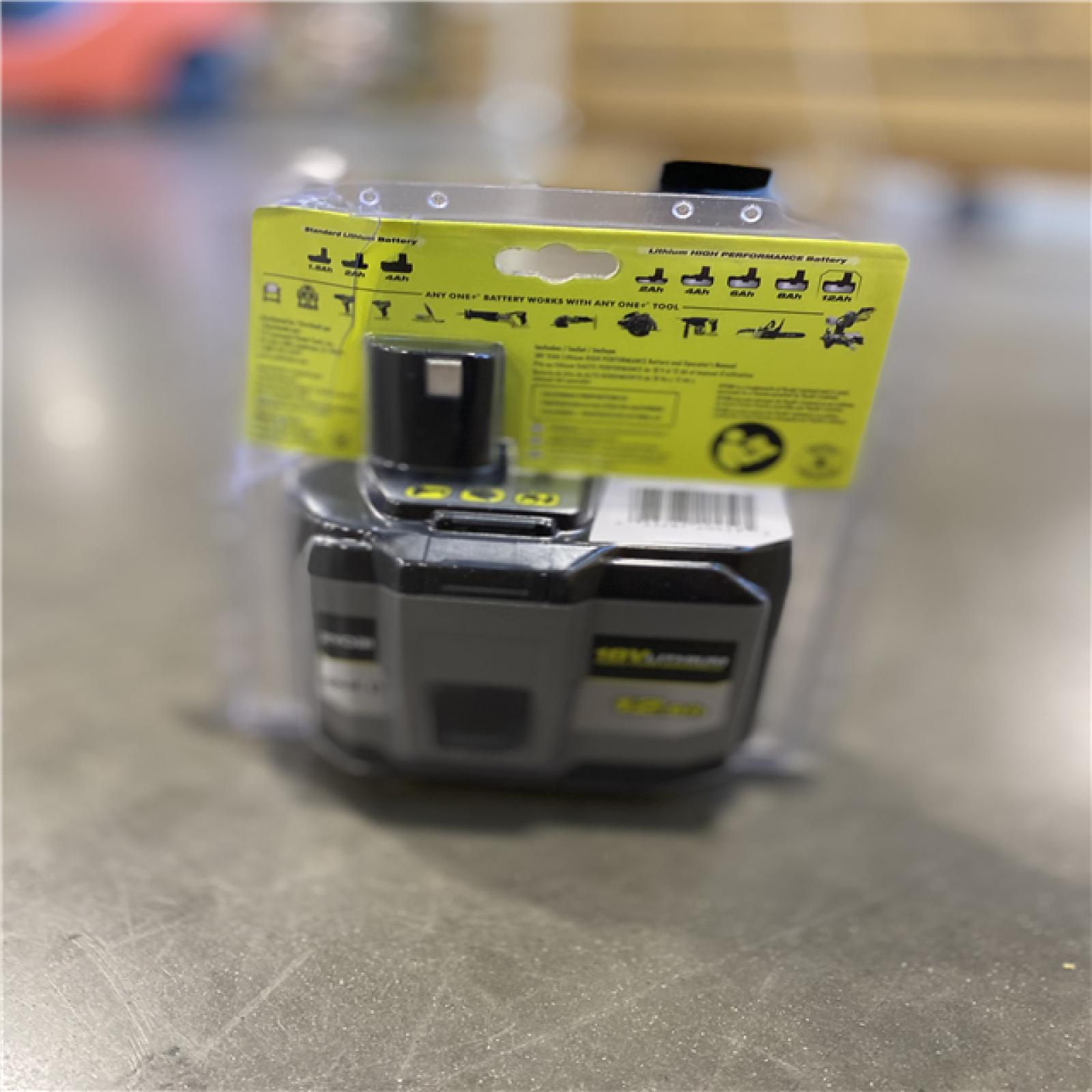 NEW! - RYOBI ONE+ 18V 12.0 Ah Lithium-Ion HIGH PERFORMANCE Battery