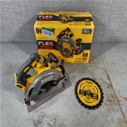 HOUSTON LOCATION - AS-IS (APPEARS LIKE NEW) DeWALT Flexvolt Max 7-1/4  60V Brushless Circular Saw DCS578B (Bare Tool)