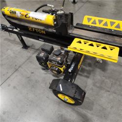 Dallas Location - As-Is Champion Power Equipment 27 Ton 224 cc Gas Wood Log Splitter