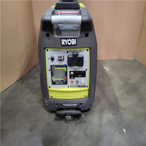 CALIFORNIA AS-IS RYOBI 2300 STARTING WATTS 1800 RUNNING WATTS EASY START GENERATOR