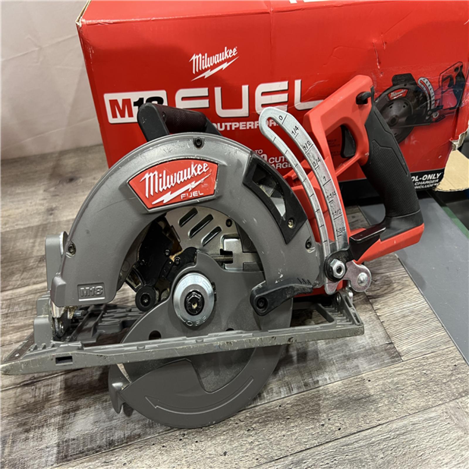 AS-IS Milwaukee 2830-20 Rear Handle Circular Saw M18 FUEL 7-1/4  Cordless Brushless Tool Only