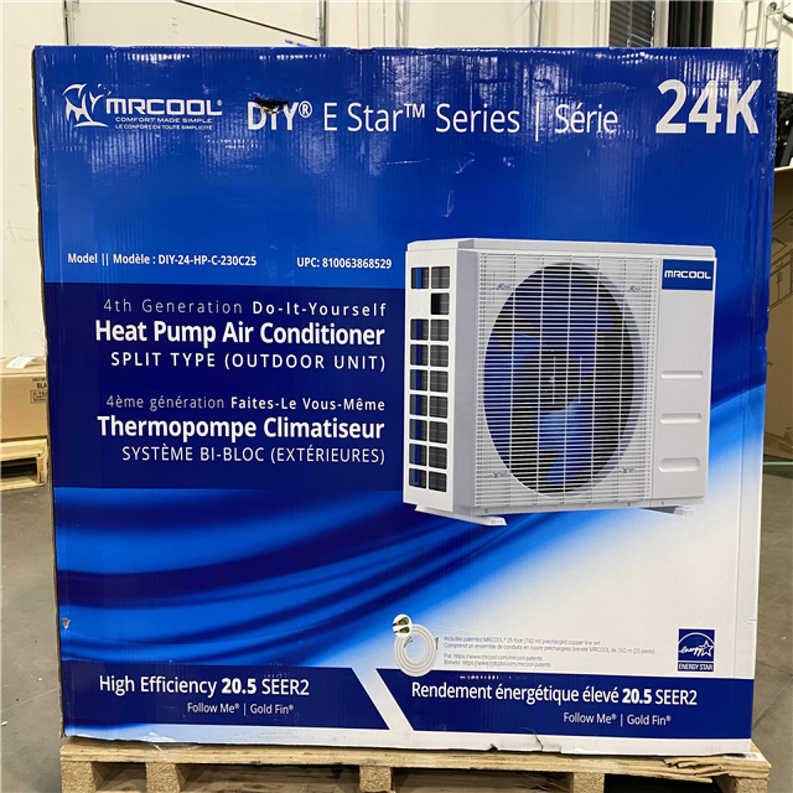 DALLAS LOCATION -  MRCOOL DIY 24000 BTU 2-Ton Mini Split Heat Pump Condenser