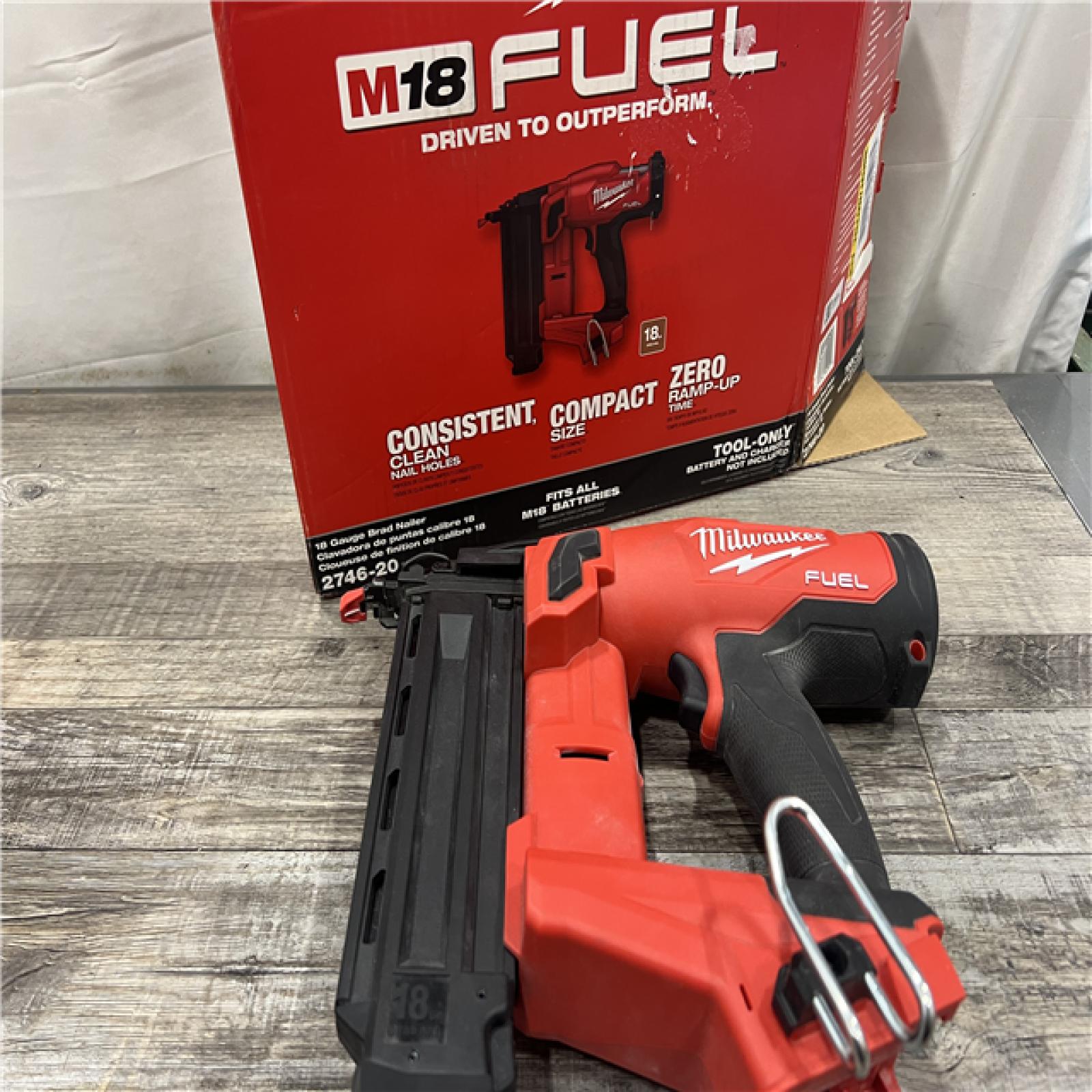 AS-IS Milwaukee M18 FUEL 18 Gauge Brad Nailer