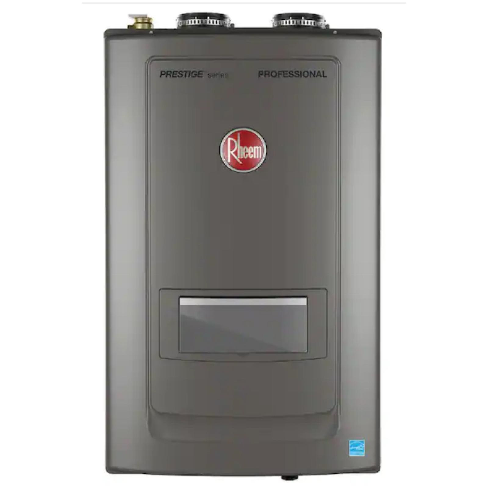 NEW! - Rheem Prestige 9.9 GPM Natural Gas High Efficiency Combi Boiler ...