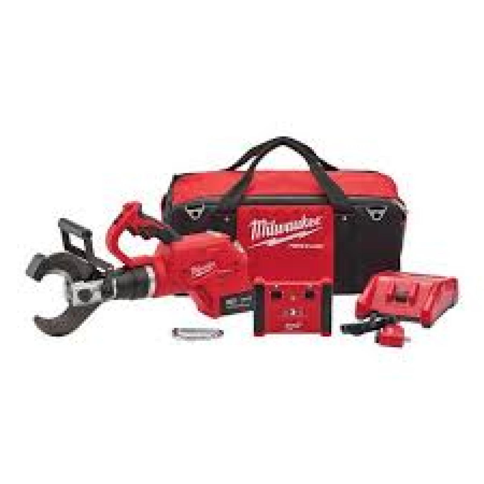 Phoenix Location NEW Milwaukee M18 18V Lithium-Ion Cordless FORCE LOGIC 3 in. Underground Cable Cutter W/ (1) 5.0Ah Battery, Charger, Tool Bag 2776-21