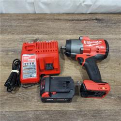 AS-IS Milwaukee 2967-21B M18 FUEL 1/2 High Torque Impact Wrench W/ Friction Ring 5.0Ah Kit