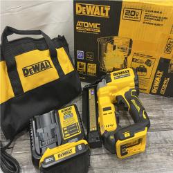 AS-IS DEWALT ATOMIC 20V MAX Lithium Ion Cordless 23 Gauge Pin Nailer Kit with 2.0Ah Battery and Charger