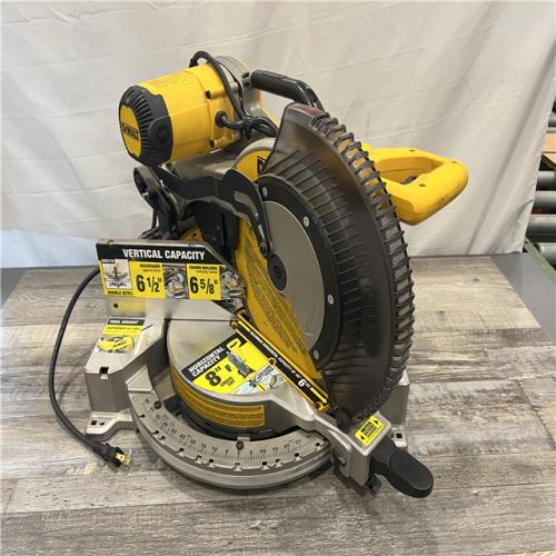 AS-IS DeWalt 15 Amp Corded 12 in. Compound Double Bevel Miter Saw