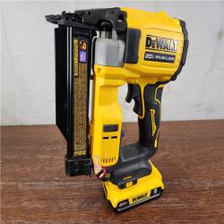 AS-IS DEWALT ATOMIC COMPACT 20V MAX Brushless Cordless 23 Ga. Pin Nailer Kit