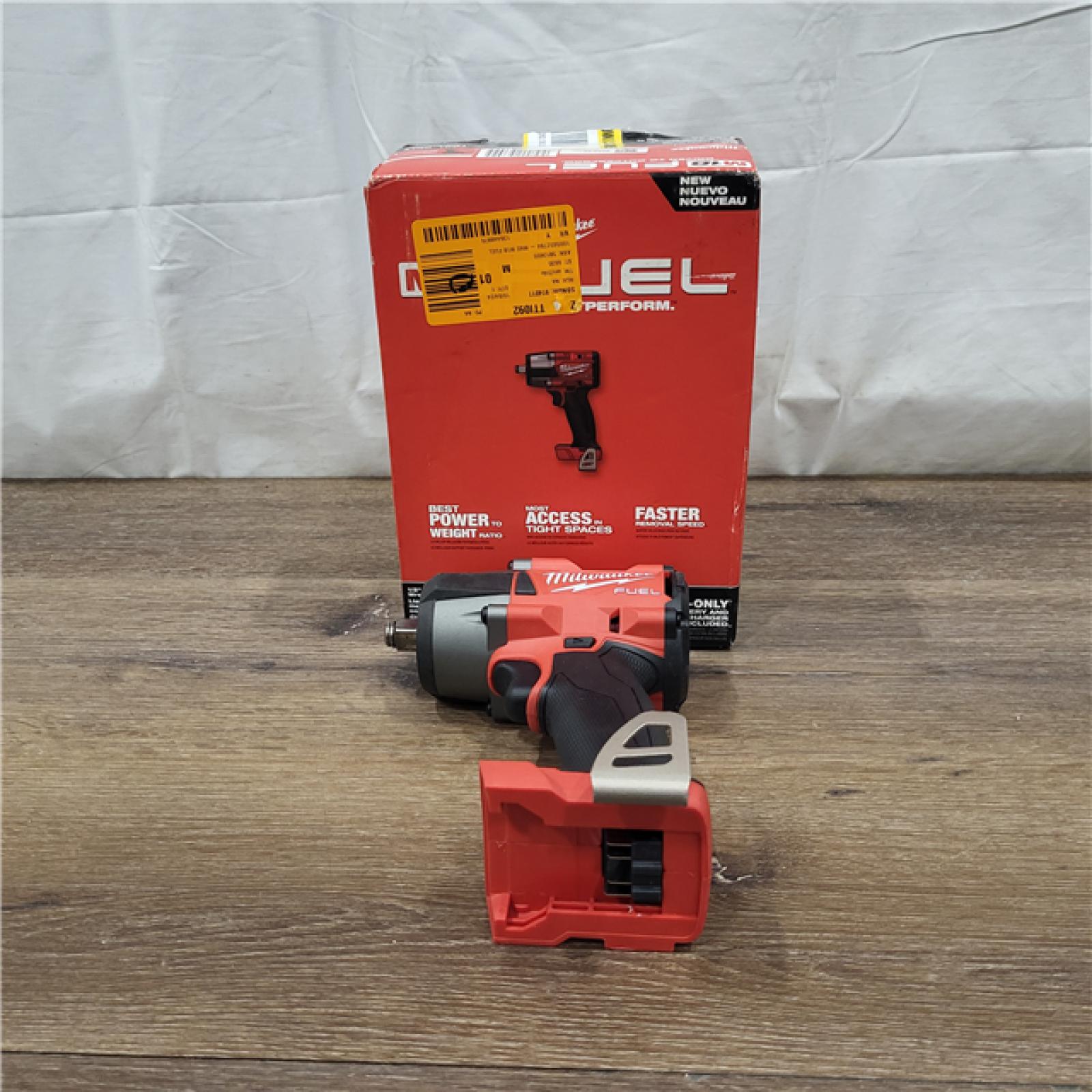 AS-IS Milwaukee M18 18V Fuel 1/2  Mid-Torque Impact Wrench Cordless Lithium-Ion Brushless with Friction Ring 2962-20