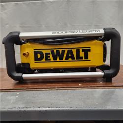 AS-IS DEWALT Electric Pressure Washer  2100 PSI  Jobsite Power Washer DWPW2100