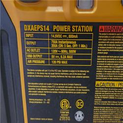 Phoenix Location DEWALT Portable Power 2000 Peak Amp Jump Starter w/Digital Compressor