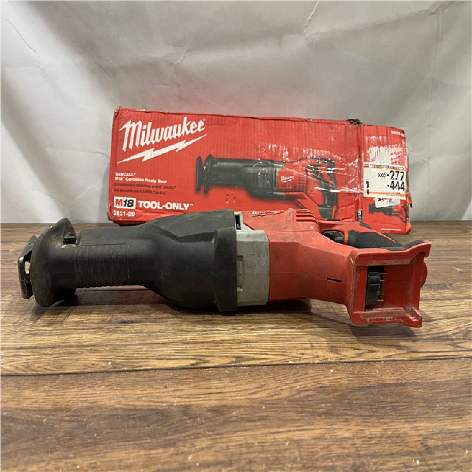 AS-IS Milwaukee  M18 SAWZALL Lithium-Ion Cordless Reciprocating Saw (Tool Only)