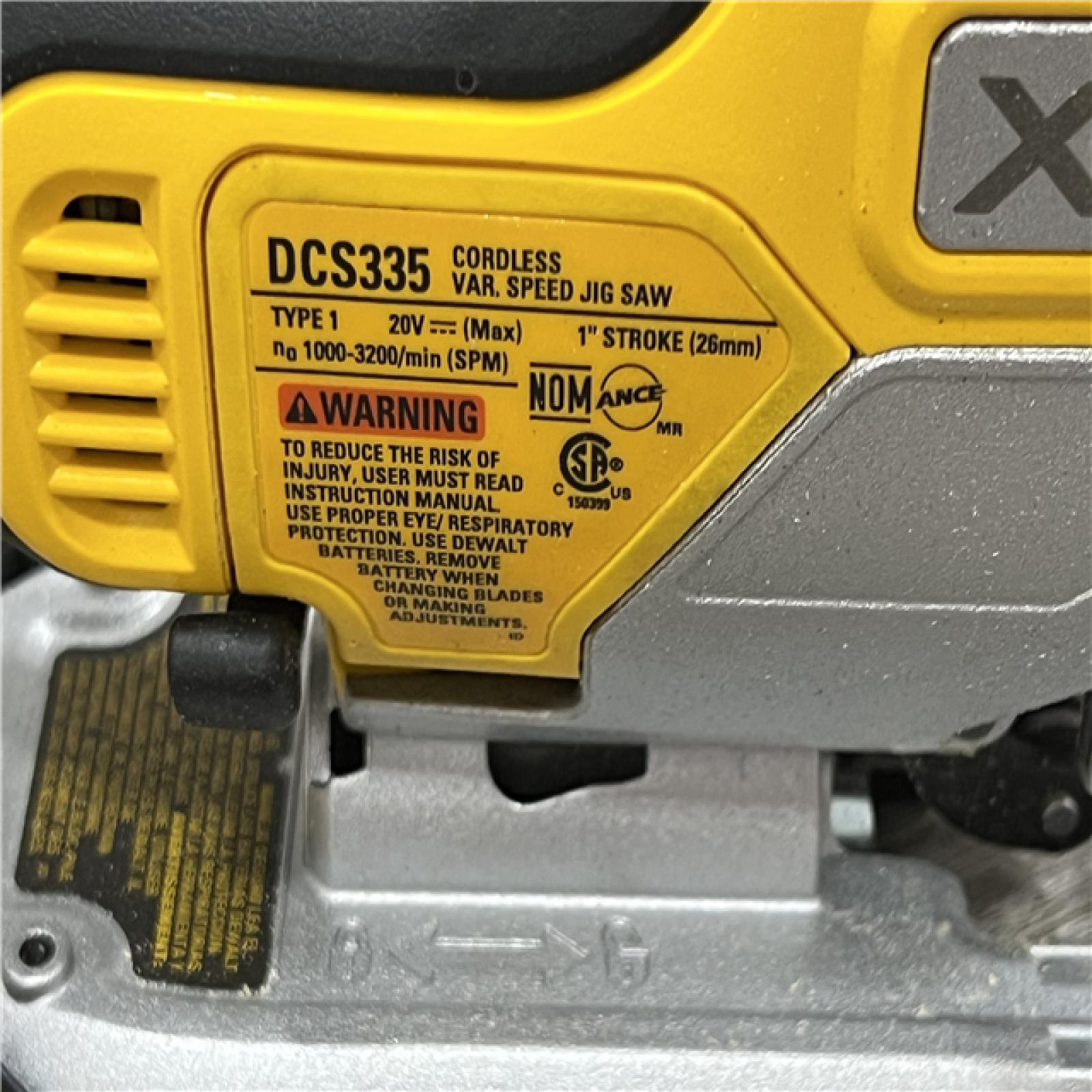 AS-IS DEWALT 20V MAX XR Cordless Barrel Grip Jigsaw (Tool Only)